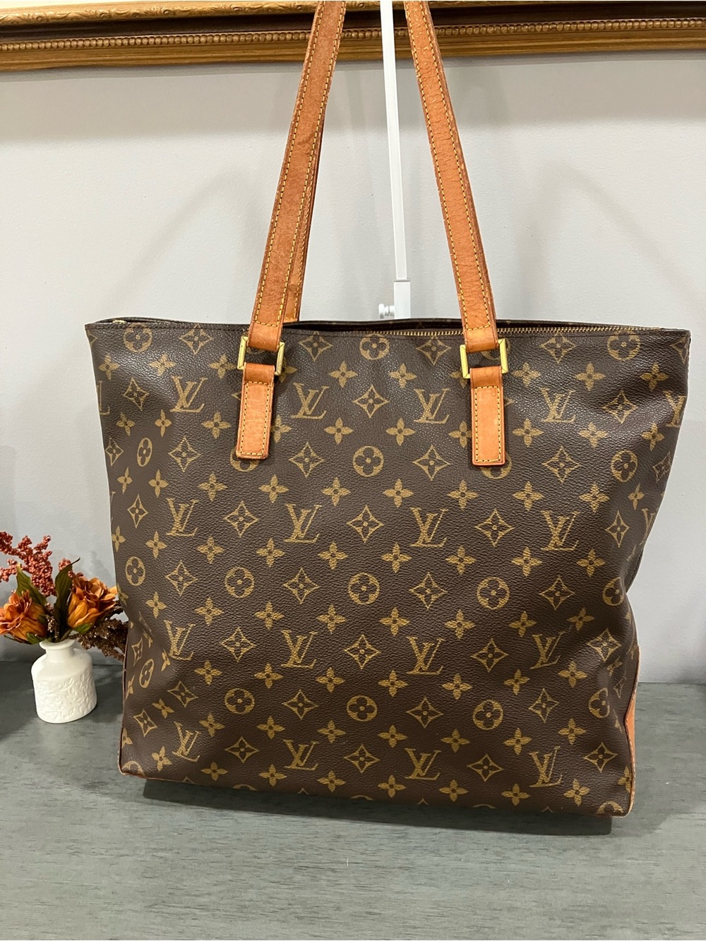 Louis Vuitton Brown Monogram Canvas Tote - Picture 2 of 15